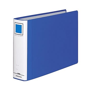 (まとめ) コクヨ チューブファイル(エコツインR) A4ヨコ 500枚収容 背幅65mm 青 フ-RT655B 1冊  【×10セット】