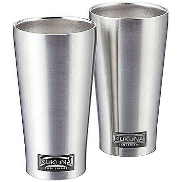 ククナ ステンレスタンブラー350ml2客セット(サテン) 6157-057 管理No. 4967059133867