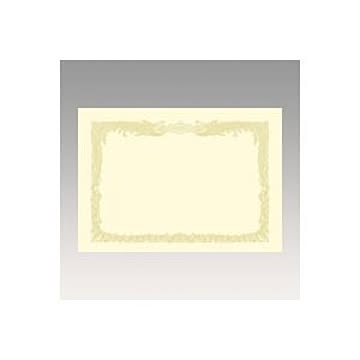 （まとめ） OA賞状用紙 クリーム賞状用紙・縦書き 10-1057 10枚入 【×5セット】