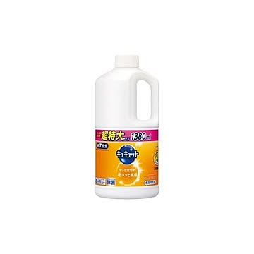 （まとめ）花王 キュキュット 詰替用 1380ml【×10セット】