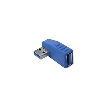 (まとめ)変換名人 変換プラグ USB3.0 A左L型 USB3A-LL×10セット
