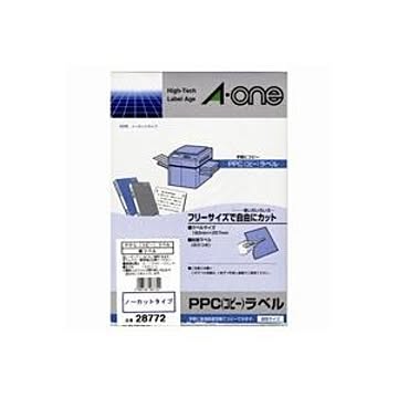 (業務用2セット)エーワン PPCラベル/コピー機用ラベルシート 【B5/全面 100枚】 ノーカット 28772
