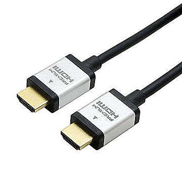 ミヨシ PREMIUM HDMIケーブル 2m 黒 HDC-P20/BK 管理No. 4951241138501