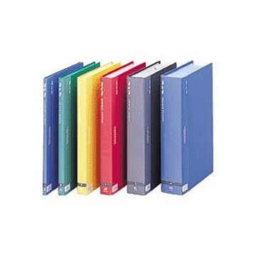 (まとめ) ビュートン クリヤーブック(クリアブック) A4タテ 40ポケット 背幅26mm レッド BCB-A4-40R 1冊 【×10セット】