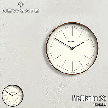 NEWGATE ニューゲート Mr.Clarke(S) ミスタークラーク(S) TR-4287 掛け時計 クロック アナログ ステップムーブメント 直径28cm 電池式 イギリスブランド