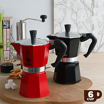 ビアレッティ モカエキスプレス 6カップ用 レッド