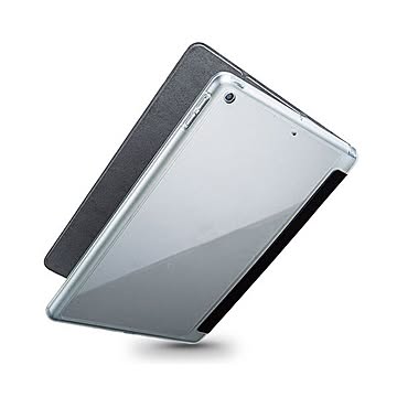 エレコム iPad 10.2インチ ケース カバー 手帳 フラップ レザー 背面クリア マグネット ブラック TB-A20RHVCFBK
