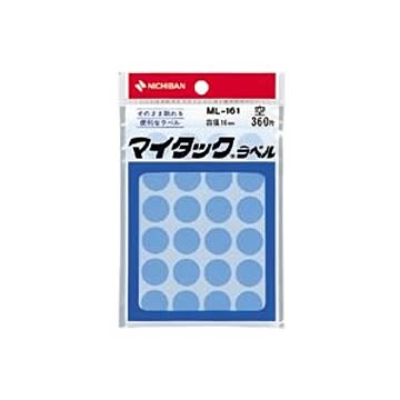 （まとめ） ニチバン カラーラベル 一般用 ML-161 一般用（単色） 16mm径 ML-16116 空 1P入 【×10セット】