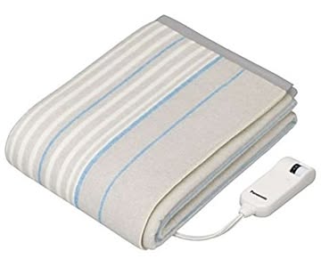 電気毛布 洗える 電気かけしき毛布 シングル Mサイズ ライトグレー パナソニック DB-RP1M