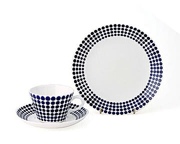 【復刻版】 グスタフスベリ アダム 491-06 コーヒーカップ＆ソーサー+491-02 プレート 22cm GUSTAVSBERG Adam