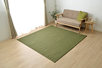 イケヒコ・コーポレーション キルトラグ 4513919 130×185cm グリーン