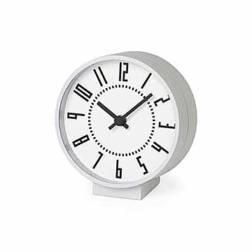 Lemnos レムノス eki clock エキクロック TIL19-08 置時計 スイープムーブメント テーブルクロック デスククロック