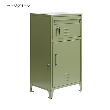 宅配ボックス ポスト 組立式 DB-001 幅440x奥行375x高さ840mm 住まいスタイル