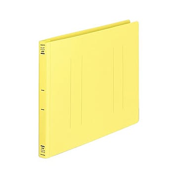 (まとめ) コクヨ フラットファイル(PP) A4ヨコ 150枚収容 背幅20mm イエロー フ-H15Y 1セット(10冊) 【×3セット】