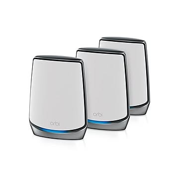 【送料無料】NETGEAR Inc. Orbi WiFi 6 トライバンドメッシュWiFiシステム スターターキット 3台セット RBK853-100JPS