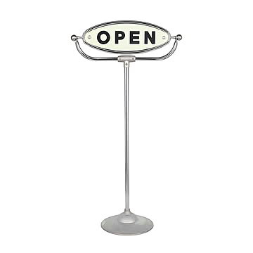 看板 組立式 OPEN-CLOSED SIGN STAND 123-385 幅569x奥行290x高さ1100mm ダルトン