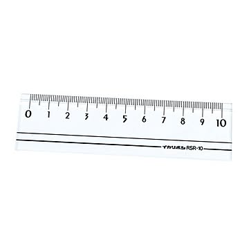 （まとめ）スモーク定規10cm【×20セット】