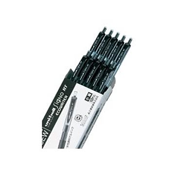 （まとめ） 三菱鉛筆 ゲルインクボールペン ユニボール シグノ RT エコライター 0.5mm 黒 UMN105EW.24 1セット（10本） 【×5セット】