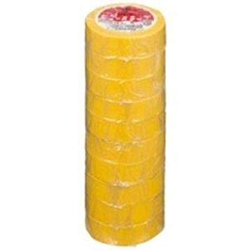 （まとめ買い）ヤマト ビニールテープ NO200-19 19mm*10m 黄 10巻 ×5セット