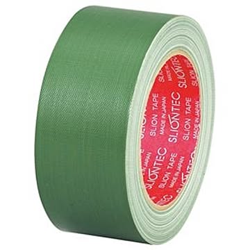 （まとめ） スリオンテック 布粘着テープ No.3390 50mm×25m 緑 No.3390-50GR 1巻 【×10セット】