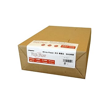 (まとめ) 長門屋商店 ホワイトペーパー B5 特厚口 110kg ナ-521 1冊(500枚) ×3セット