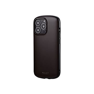 LEPLUS iPhone 13 Pro 超軽量・極薄・耐衝撃ハイブリッドケース「PALLET AIR」 マットダークブラウン LP-IP21PLAMBR