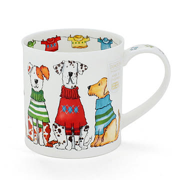 ダヌーン マグカップ ORKNEY お洒落な犬 TRENDSETTERS DOG Dunoon Mug