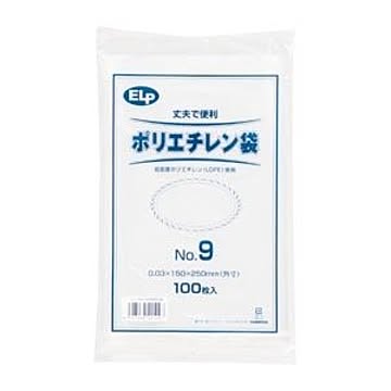 （まとめ） シモジマ ポリエチレン規格袋 6999509 100枚入 【×10セット】
