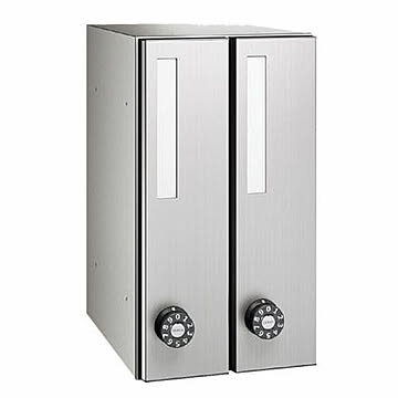 ダイケン　ポスト　ポステック(R)　集合郵便受　CSP-221T-2D(前入れ後出し・2戸用・縦型)