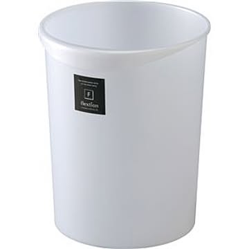 フレクション 32個セット メタリックホワイト 丸形 ダストボックス 12L 幅252mm