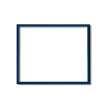 デッサン額縁/フレーム 【半切サイズ 545×424mm】 ブルー(青) 壁掛けひも付き 化粧箱入り 5767