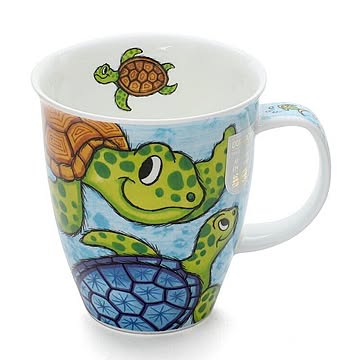 ダヌーン マグ NEVIS カメ親子のお散歩 TURTLE Dunoon Mug