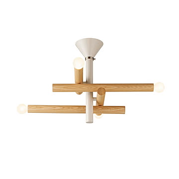 Immeuble ceiling light イムーブル シーリングライト (電球別売) LT-4593 / シーリングランプ LED球対応 天井照明 E26 〜60W×4灯