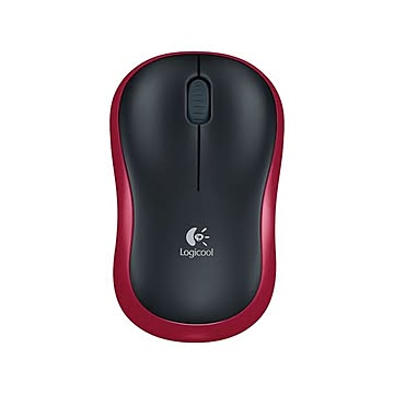 ロジクール ワイヤレスマウス m186 レッド M186RD
