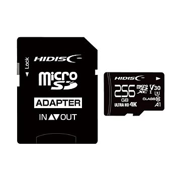 microSDXCカード 256GB HDMCSDX256GCL10V30