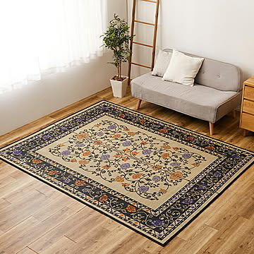 国産い草 ラグ イデア 裏貼り 長方形 191x250cm 萩原
