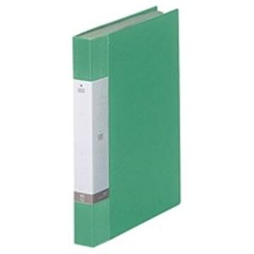 (業務用20セット) LIHITLAB クリアブック/クリアファイル リクエスト A4/タテ型 固定式 40ポケット G3202-7 緑