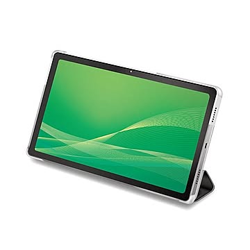 エレコム LAVIE T11 T1175/BAS ケース カバー 手帳 フラップ レザー 背面クリア 薄型 軽量 ブラック TB-N203WV2BK