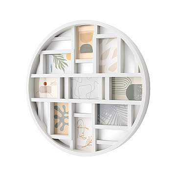 Umbra アンブラ ルナ ウォールフレーム LUNA WALL MULTI−PICTURE FRAME アート フォトフレーム 写真立て 壁掛け かわいい 複数 ポストカード インテリア