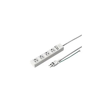 (まとめ)サンワサプライ 電源タップ TAP-N3450SWN×2セット