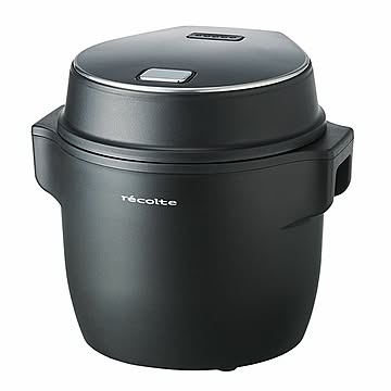 レコルト コンパクトライスクッカー ブラック