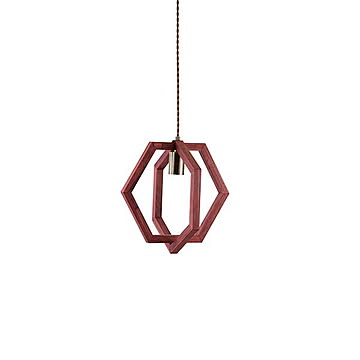 DODECAGON ドデカゴン (電球別売モデル) NP-5156 ペンダントライト ペンダントランプ 吊下げ照明 天井照明 LED対応 E26 〜60W×1灯 ウッド ツイストコード エントランス
