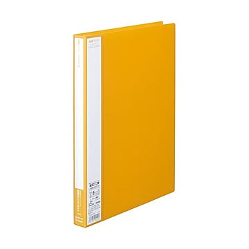 まとめキングジム ユーズナブルクリアーファイル A4タテ 40ポケット 背幅24mm 黄 133USWキイ 1冊 ×10セット