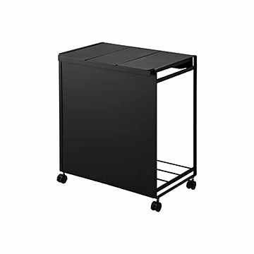 tower タワー (山崎実業) 蓋付き目隠し分別ダストワゴン 3分別 LIDDED GARBAGE SORTER ゴミ箱 ごみ箱 レジ袋用 リサイクル 資源ゴミ 分別回収 空き缶 ペットボトル 瓶