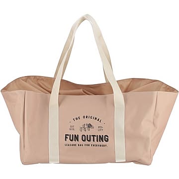 （まとめ）FUN OUTING レジカゴ用バッグ ベージュ（BE） 86501 ×3セット