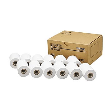 ブラザー RDロール レシート用紙58mm幅×13m巻 無定長 RD-R03J5 1パック（12ロール）