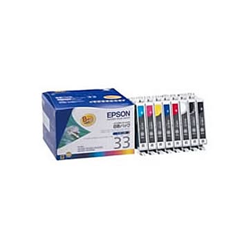 純正品 EPSON エプソン インクカートリッジ/トナーカートリッジ IC8CL33 8色パック