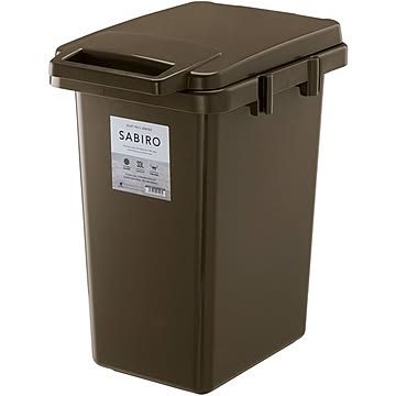 リス サビロ 連結ワンハンドペール33J 日本製 ふた付き ダストボックス 約33L 幅31.9cm ブラウン
