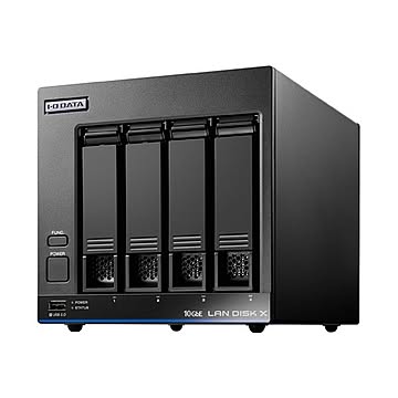 アイ・オー・データ機器 10GbE&マルチギガビット対応 Linuxベース法人向け4ドライブNAS 16TB HDL4-XA16