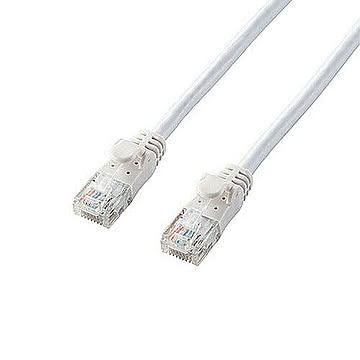 【5個セット】エレコム やわらかLANケーブル/CAT6A/10m/ホワイト LD-GPAY/WH10X5 管理No. 4589453002732